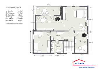 Pronájem domu 182 m², Praha 9 - Újezd nad Lesy