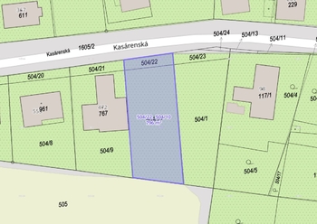 Prodej pozemku 796 m², Opatovice nad Labem