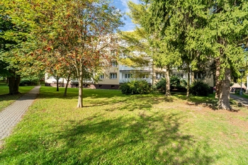 Pohled dům a okolí - Pronájem bytu 3+1 v osobním vlastnictví 76 m², Kolín