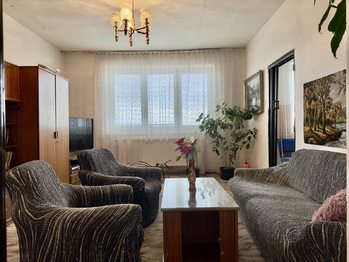 Obývací pokoj - Prodej bytu 3+1 v osobním vlastnictví 72 m², Drnholec