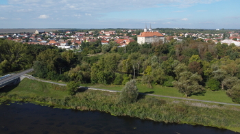 Pohled od Dyje - Prodej bytu 3+1 v osobním vlastnictví 72 m², Drnholec