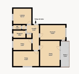 Pronájem bytu 4+1 v osobním vlastnictví 92 m², Jedovnice