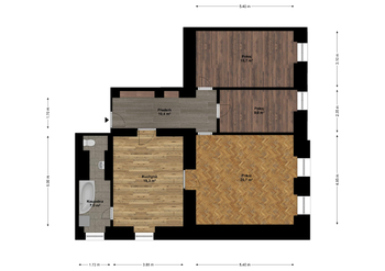 Pronájem bytu 4+kk v osobním vlastnictví 90 m², Plzeň