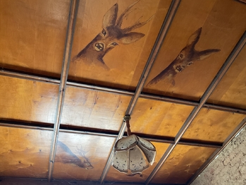 kazetový strop v jídelně - Prodej domu 151 m², Světlá nad Sázavou
