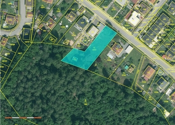 Prodej pozemku 1591 m², Hluboká nad Vltavou