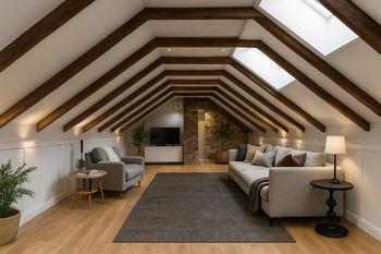 Půda obytná - vizualizace - Prodej domu 89 m², Okřínek