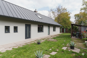 Zahrada vizualizace - Prodej domu 89 m², Okřínek