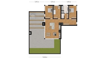 Prodej bytu 4+kk v osobním vlastnictví 101 m², Kyjov
