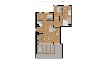 Prodej bytu 4+kk v osobním vlastnictví 101 m², Kyjov