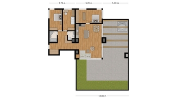 Prodej bytu 4+kk v osobním vlastnictví 101 m², Kyjov