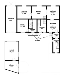 Prodej domu 150 m², Hradečno
