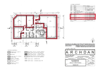 půdorys - sklepy - Pronájem obchodních prostor 147 m², Praha 9 - Horní Počernice