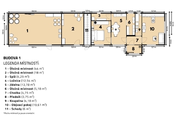 Prodej zemědělského objektu 218 m², Kojice