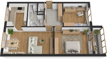 Pronájem bytu 3+1 v osobním vlastnictví 76 m², Brno