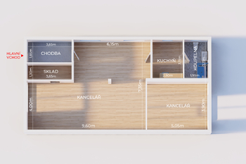 Prodej kancelářských prostor 105 m², Otrokovice