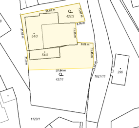 Prodej pozemku 840 m², Stavěšice