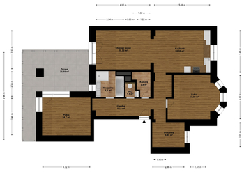 Pronájem bytu 4+kk v osobním vlastnictví 100 m², Plzeň