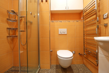 Koupelna - Prodej bytu 2+kk v osobním vlastnictví 45 m², Vrchlabí