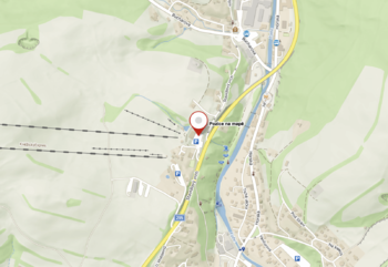 Mapa okolí - Prodej bytu 2+kk v osobním vlastnictví 45 m², Vrchlabí
