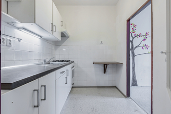 Kuchyně  - Prodej bytu 2+1 v osobním vlastnictví 36 m², Praha 3 - Žižkov