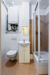 Koupelna - Prodej bytu 2+1 v osobním vlastnictví 36 m², Praha 3 - Žižkov