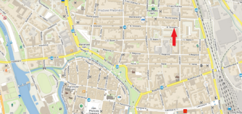 mapa - Pronájem bytu 3+1 v osobním vlastnictví 121 m², České Budějovice