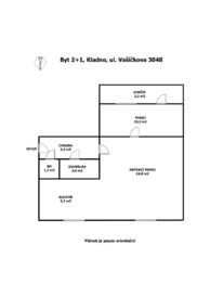 Prodej bytu 2+1 v osobním vlastnictví 58 m², Kladno