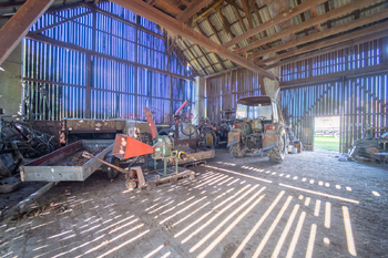 stodola uvnitř - Prodej zemědělského objektu 363 m², Vrdy