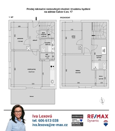 orientační půdorys - Prodej domu 77 m², Čakov