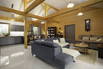 obývací pokoj - Prodej domu 202 m², Vigantice