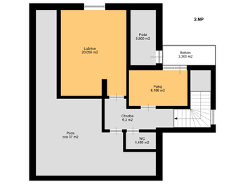 Prodej pozemku 1309 m², Šestajovice