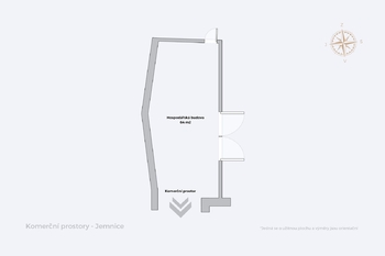 Prodej obchodních prostor 188 m², Jemnice
