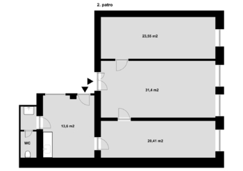 Pronájem kancelářských prostor 97 m², Frýdek-Místek