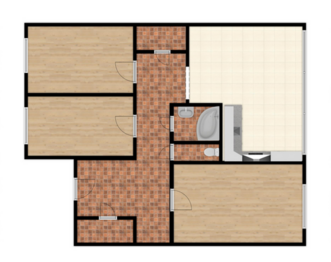 Pronájem bytu 4+kk v osobním vlastnictví 90 m², Litoměřice
