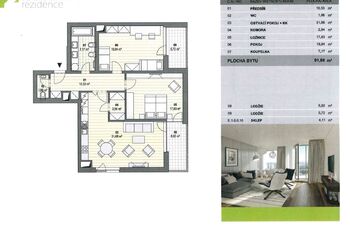 Pronájem bytu 3+kk v osobním vlastnictví 103 m², Ostrava