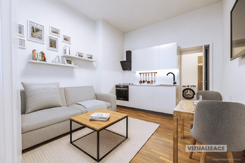 Prodej bytu 2+kk v družstevním vlastnictví 40 m², Praha 8 - Karlín