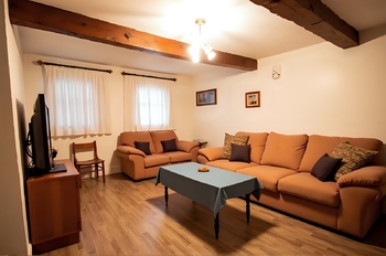 vizualizace obývací pokoj - Prodej domu 126 m², Svatá
