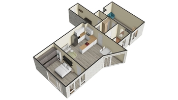 Prodej bytu 3kk se zahradou a parkovacím stáním_Zvole - Prodej bytu 3+kk v osobním vlastnictví 254 m², Zvole