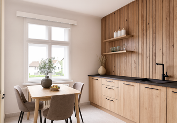 vizualizace místností ve 2. nadzemním podlaží - Prodej domu 130 m², Frýdštejn