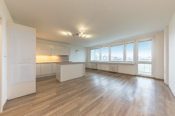 Obývací pokoj 2 - Pronájem bytu 3+kk v osobním vlastnictví 81 m², Praha 5 - Stodůlky