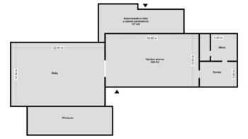 Prodej skladovacích prostor 1576 m², Olomouc