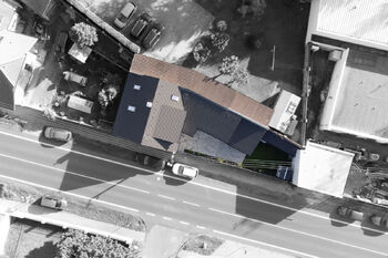 Dron - horní pohled - Prodej domu 182 m², Velká Dobrá