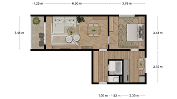 Prodej bytu 2+1 v osobním vlastnictví 55 m², Karviná