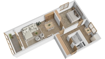 Prodej bytu 2+1 v osobním vlastnictví 55 m², Karviná