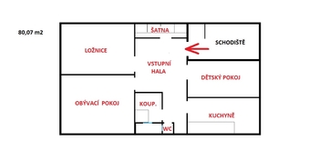 Prodej bytu 3+1 v osobním vlastnictví 83 m², Plzeň