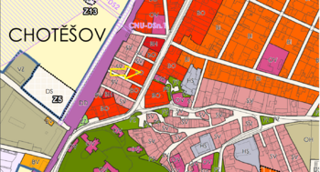 Prodej pozemku 664 m², Chotěšov