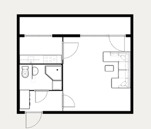 Pronájem bytu 1+1 v osobním vlastnictví 29 m², Praha 4 - Michle