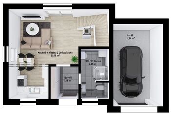 Rodinný dům na klíč, Svinošice - Prodej domu 101 m², Svinošice