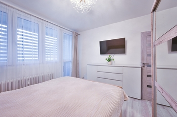 Ložnice - Prodej bytu 3+1 v osobním vlastnictví 66 m², Aš