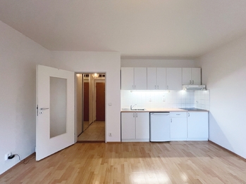 Vybavený kuchyňský kout  - Pronájem bytu 1+kk v osobním vlastnictví 31 m², Praha 5 - Stodůlky
